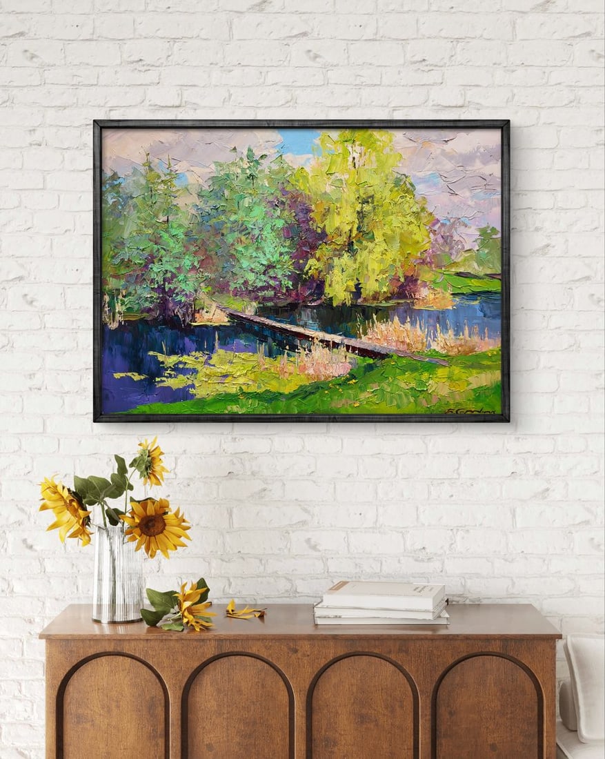 Oil painting Bridge Boris Serdyuk - 2