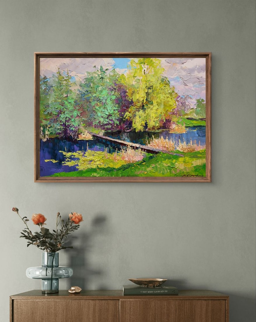 Oil painting Bridge Boris Serdyuk - 3