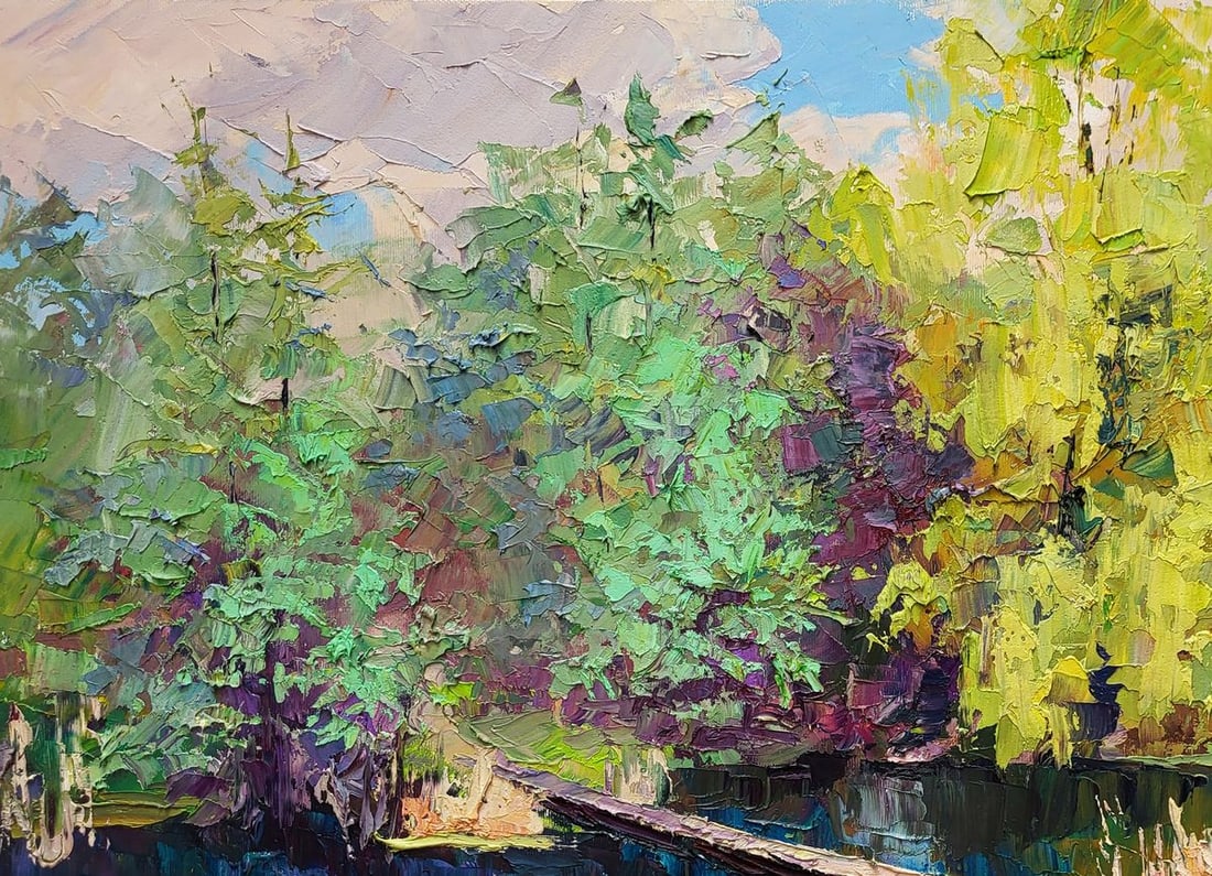 Oil painting Bridge Boris Serdyuk - 4