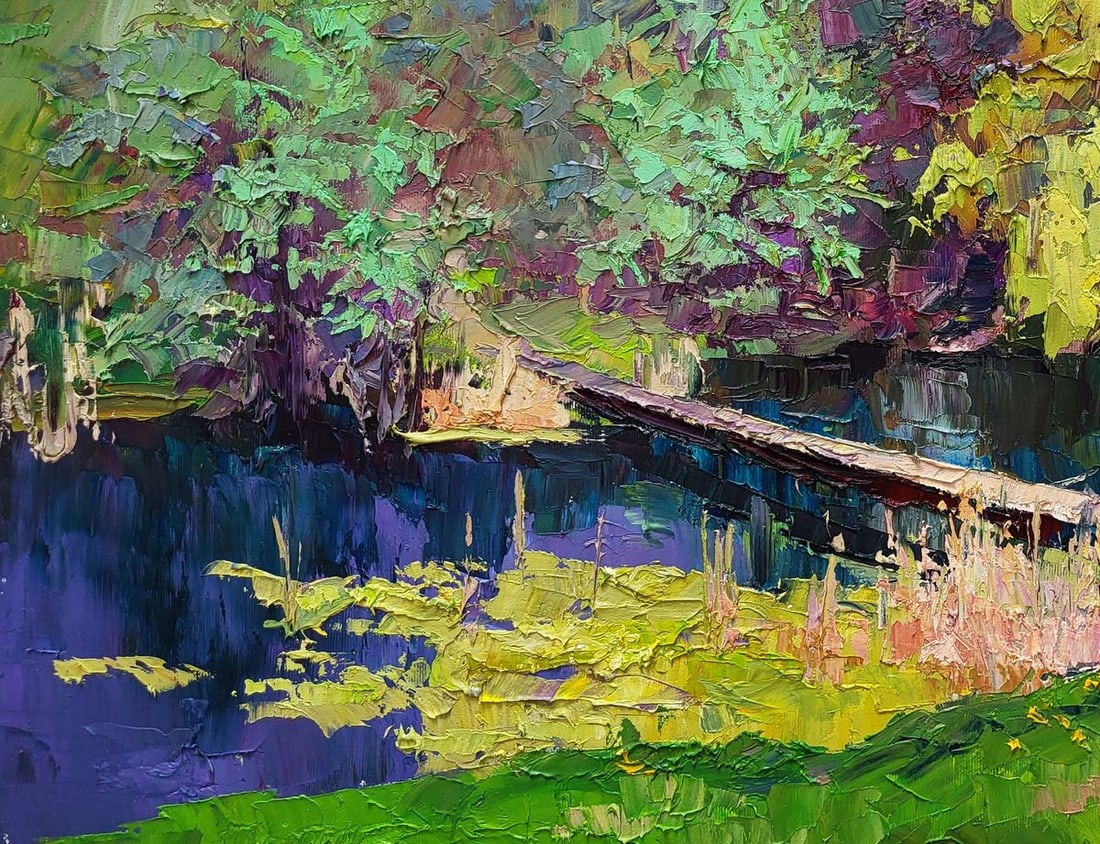 Oil painting Bridge Boris Serdyuk - 6