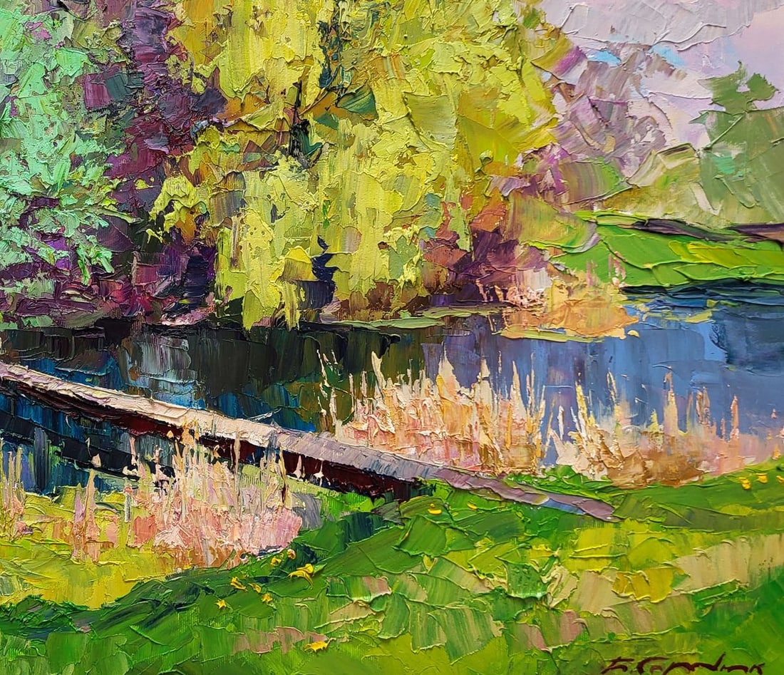 Oil painting Bridge Boris Serdyuk - 7