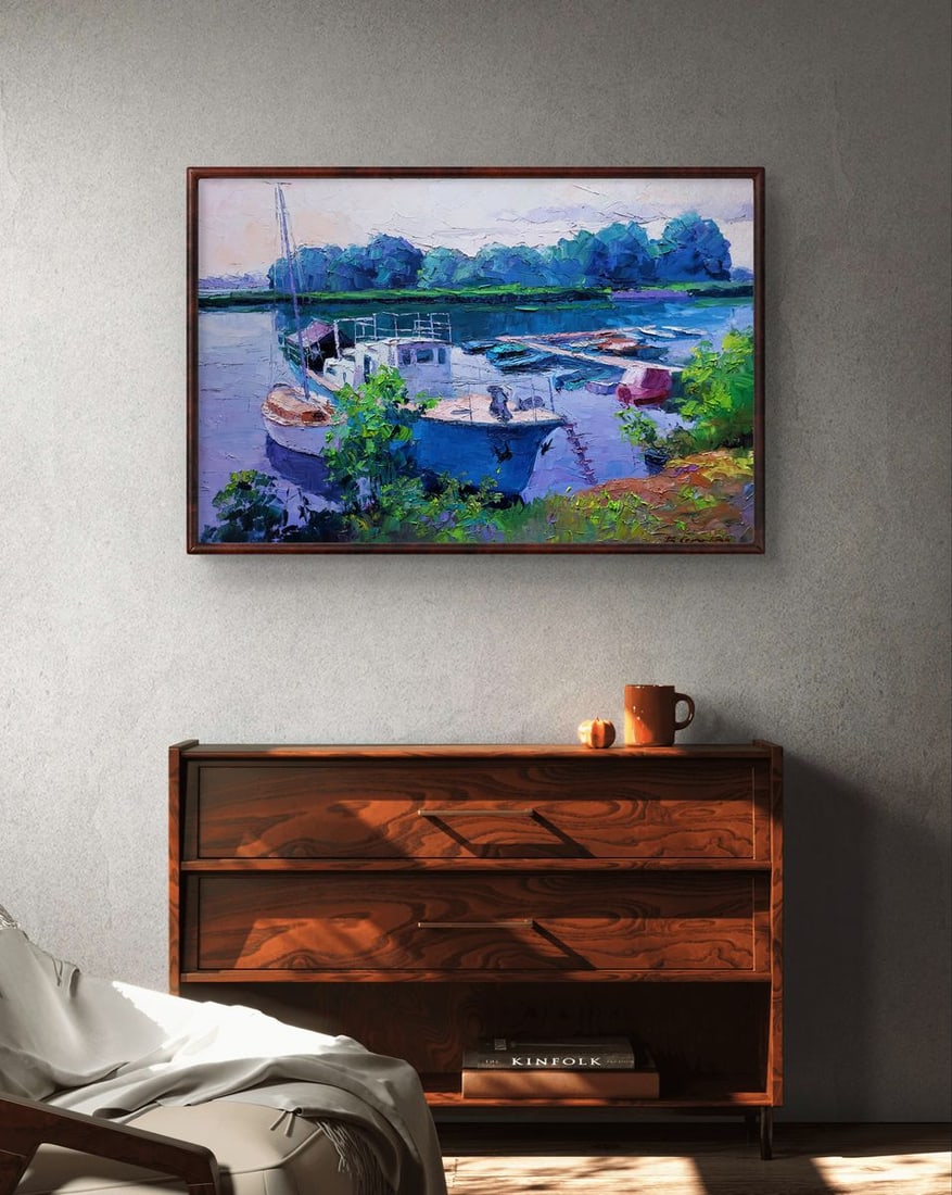 Oil painting Ferry Boris Serdyuk - 2