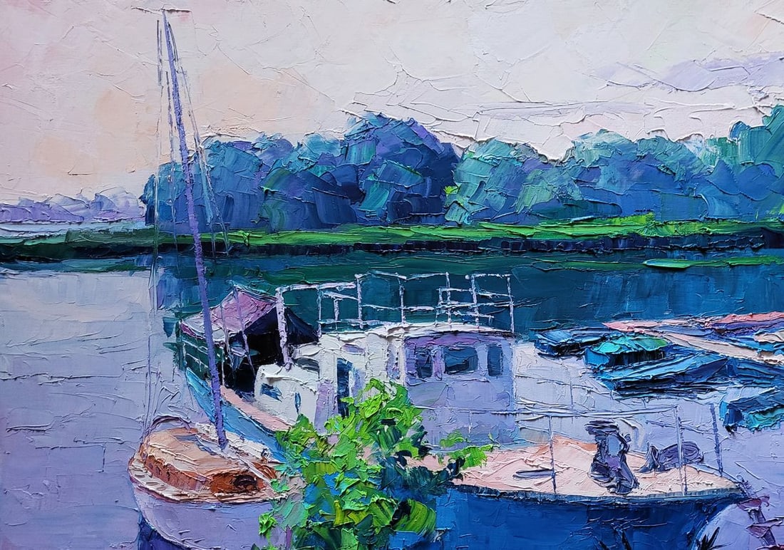Oil painting Ferry Boris Serdyuk - 4