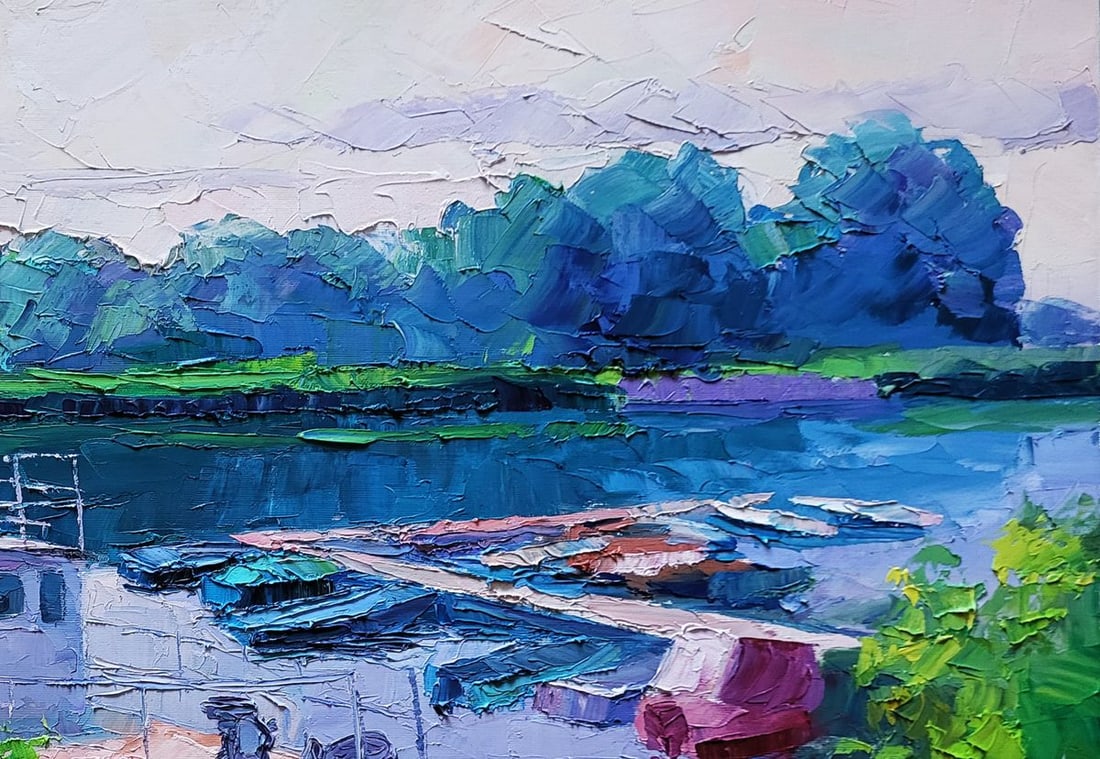 Oil painting Ferry Boris Serdyuk - 5