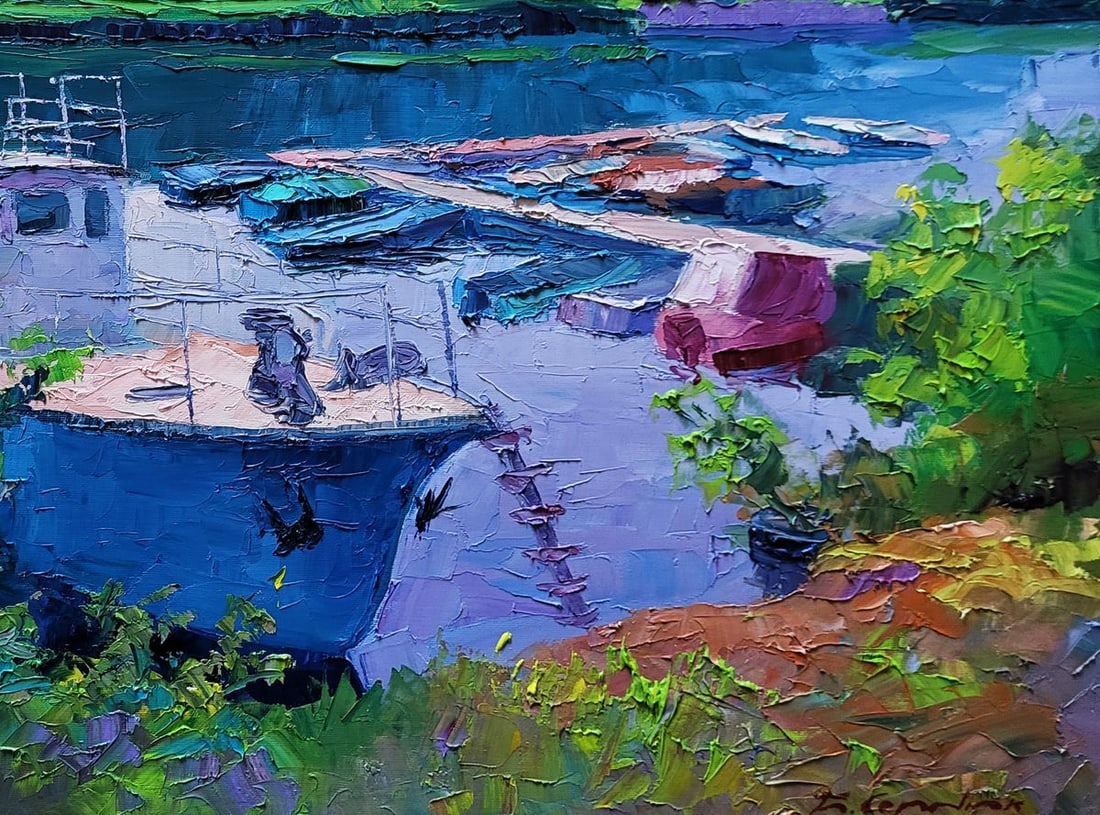 Oil painting Ferry Boris Serdyuk - 7