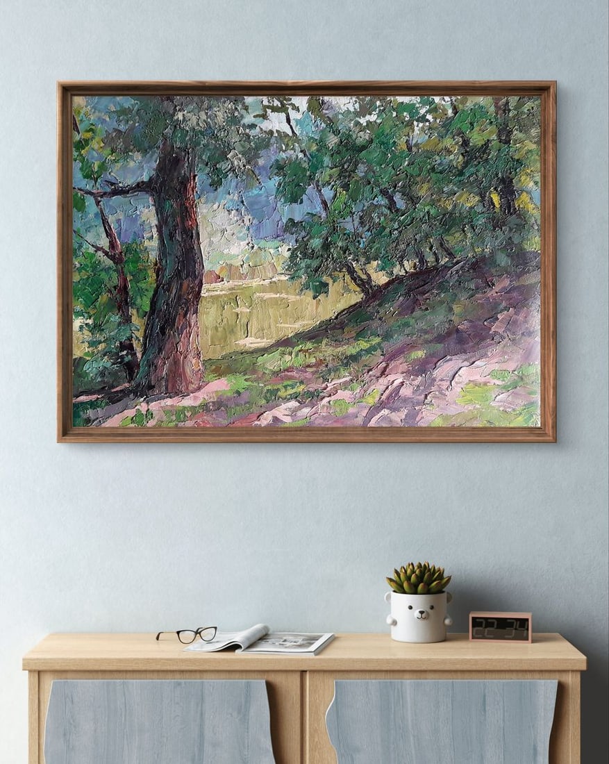 Oil painting Shore in the forest Boris Serdyuk - 3