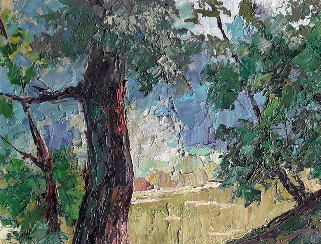 Oil painting Shore in the forest Boris Serdyuk - 4