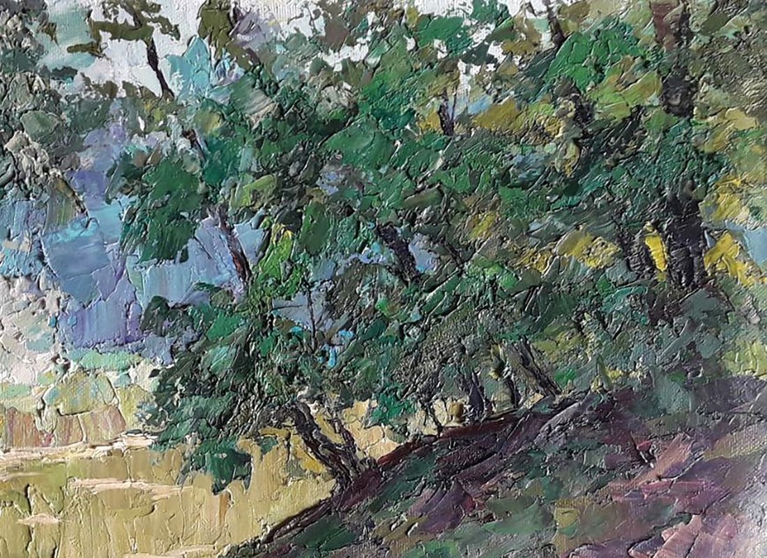 Oil painting Shore in the forest Boris Serdyuk - 5
