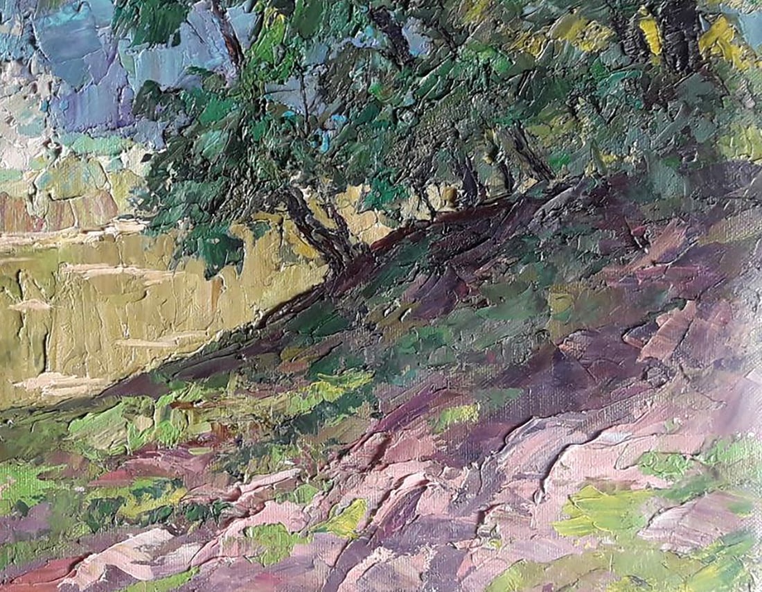 Oil painting Shore in the forest Boris Serdyuk - 7