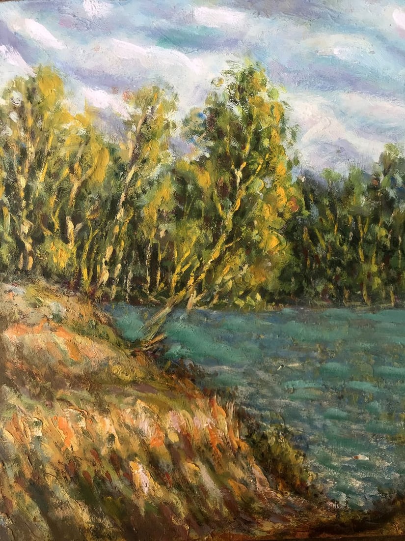 Oil painting On Psla Shapoval Ivan Leontyevich - 4