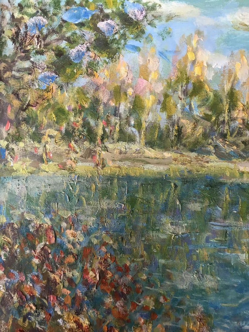 Oil painting Autumn on Psla Shapoval Ivan Leontyevich - 4