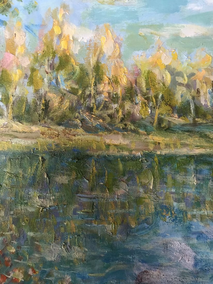 Oil painting Autumn on Psla Shapoval Ivan Leontyevich - 6