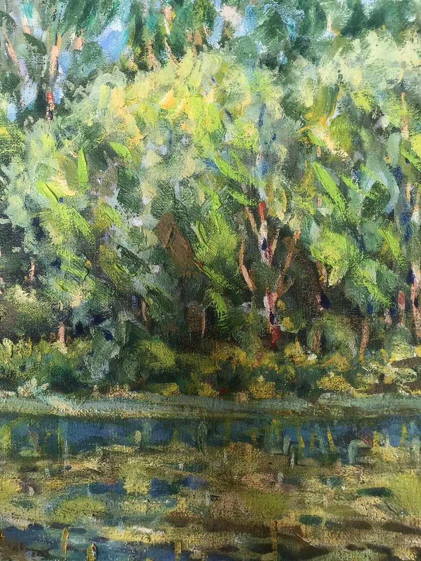 Oil painting A corner of the picturesque Sumy region Shapoval Ivan Leontyevich - 10