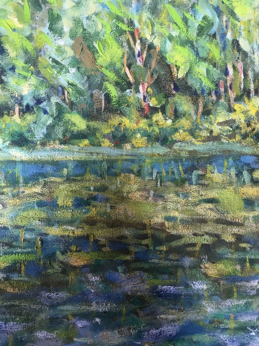 Oil painting A corner of the picturesque Sumy region Shapoval Ivan Leontyevich - 11
