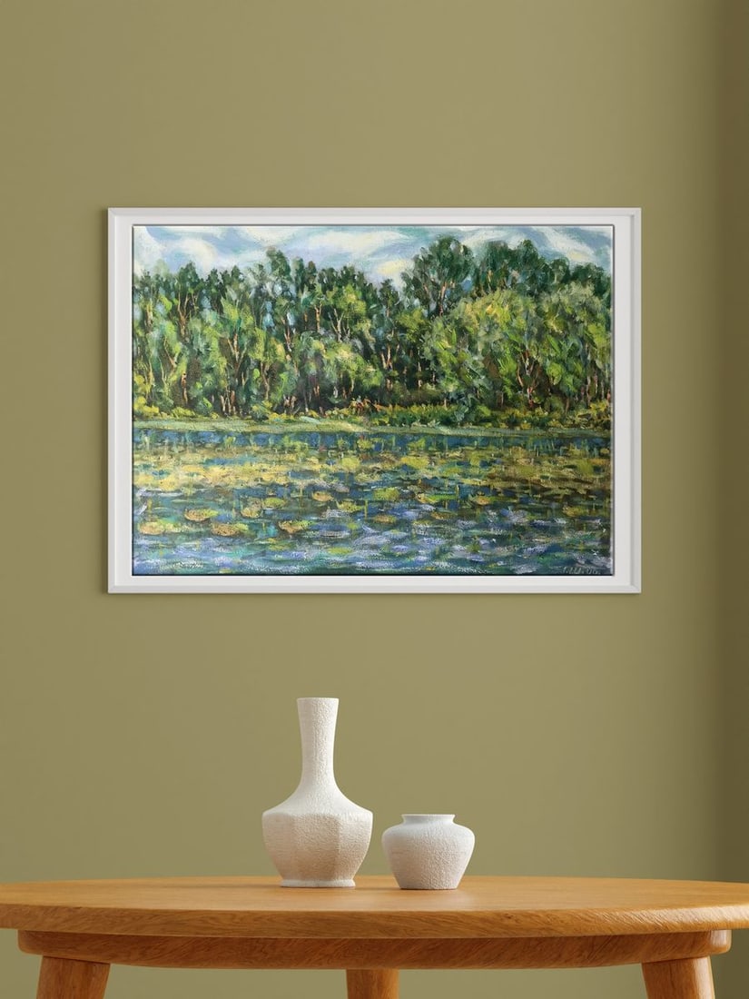 Oil painting A corner of the picturesque Sumy region Shapoval Ivan Leontyevich - 3