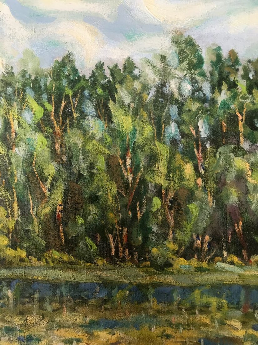 Oil painting A corner of the picturesque Sumy region Shapoval Ivan Leontyevich - 4