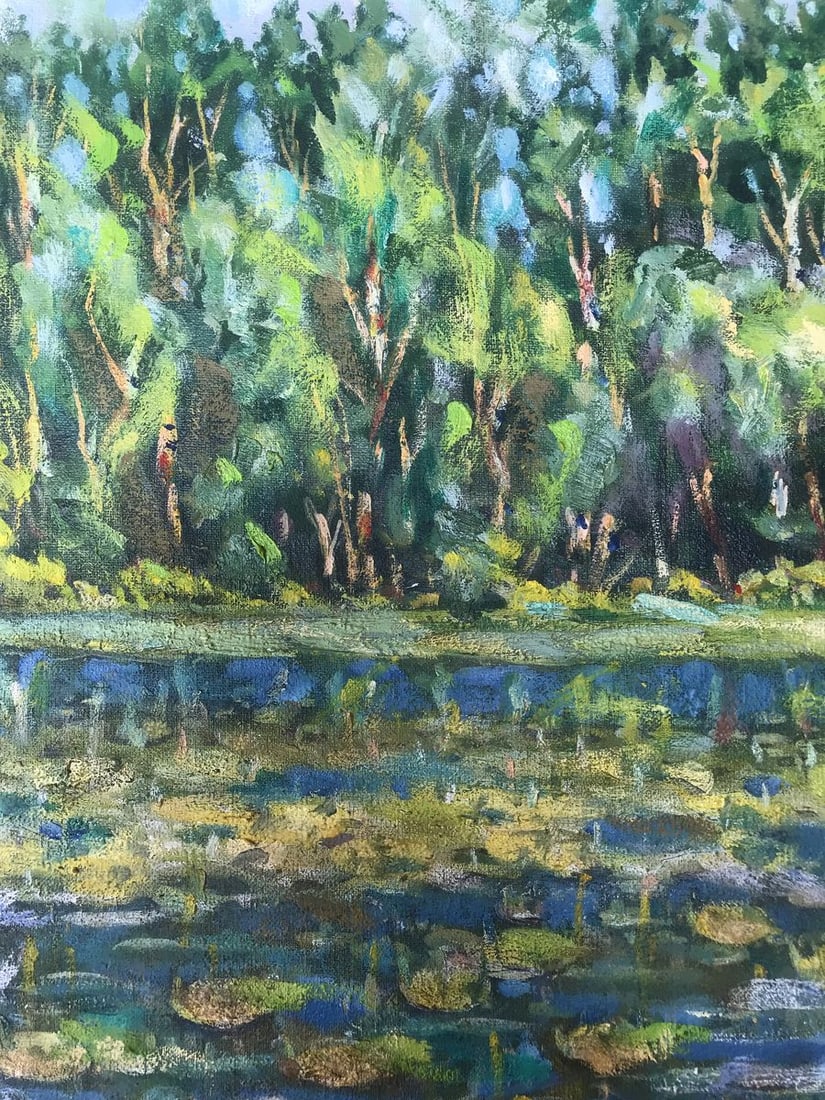 Oil painting A corner of the picturesque Sumy region Shapoval Ivan Leontyevich - 5