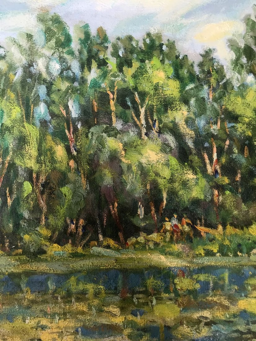 Oil painting A corner of the picturesque Sumy region Shapoval Ivan Leontyevich - 6