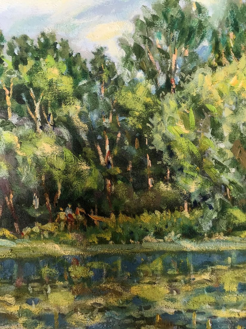 Oil painting A corner of the picturesque Sumy region Shapoval Ivan Leontyevich - 8
