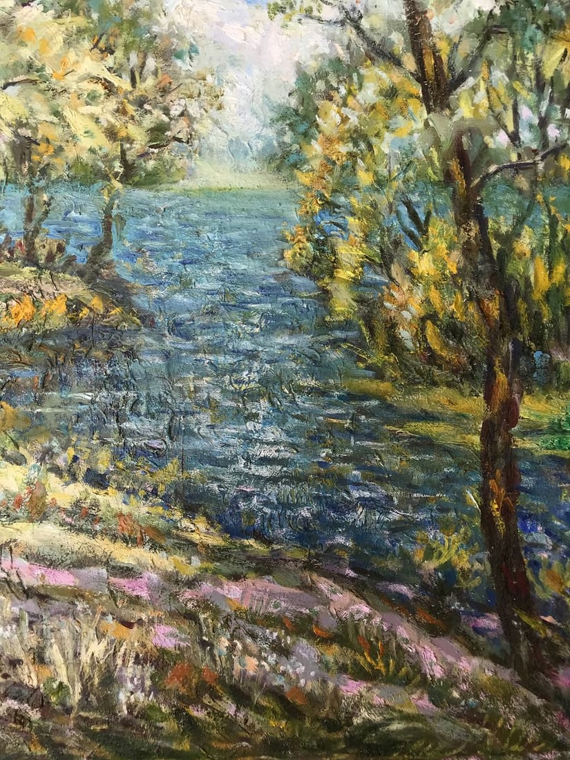 Oil painting A river flows Shapoval Ivan Leontyevich - 10