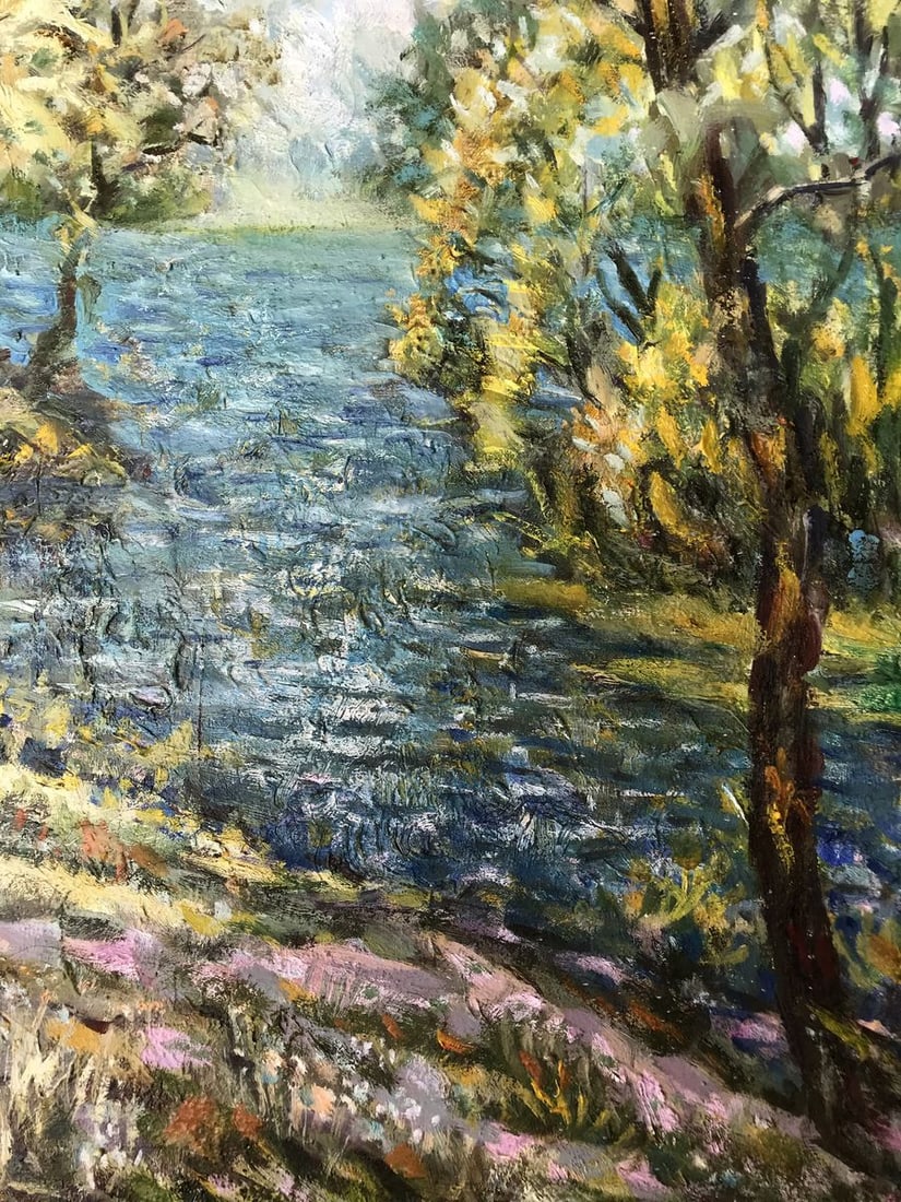 Oil painting A river flows Shapoval Ivan Leontyevich - 11
