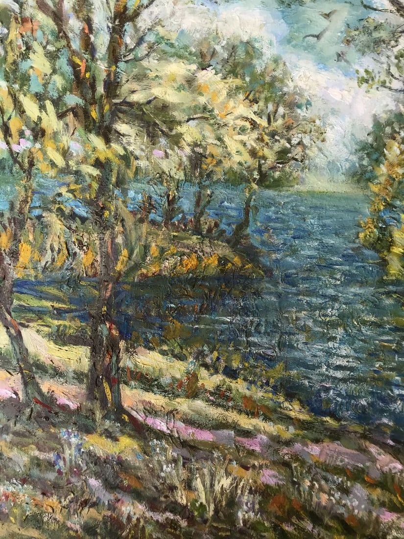 Oil painting A river flows Shapoval Ivan Leontyevich - 7