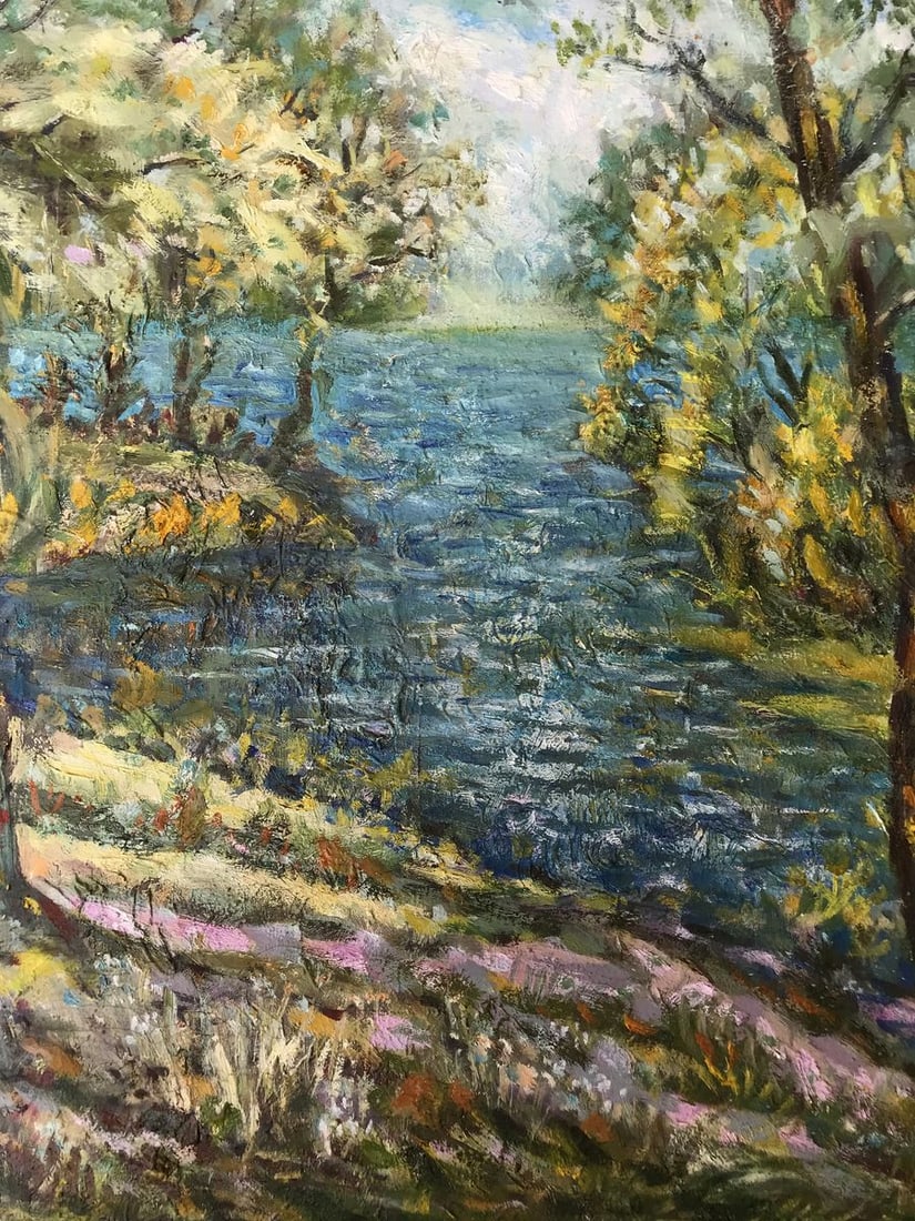 Oil painting A river flows Shapoval Ivan Leontyevich - 9