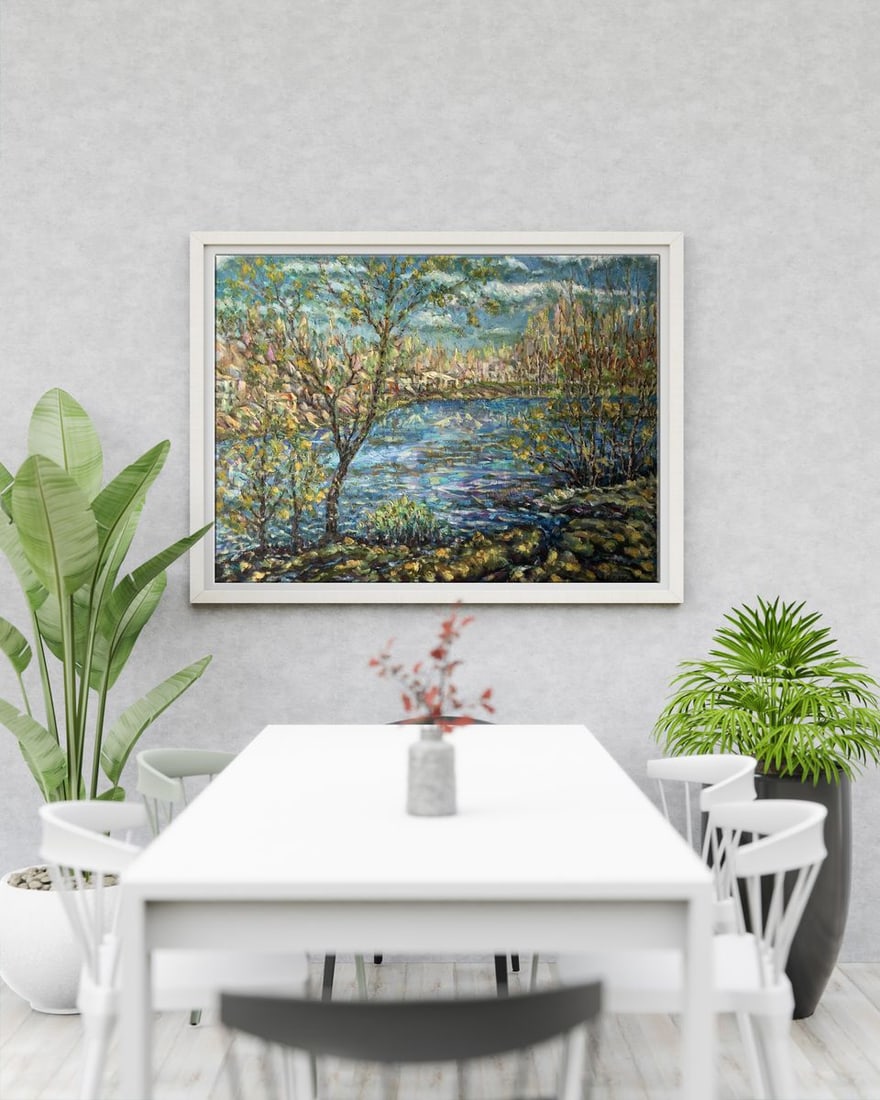 Oil painting Spring is coming Shapoval Ivan Leontyevich - 3
