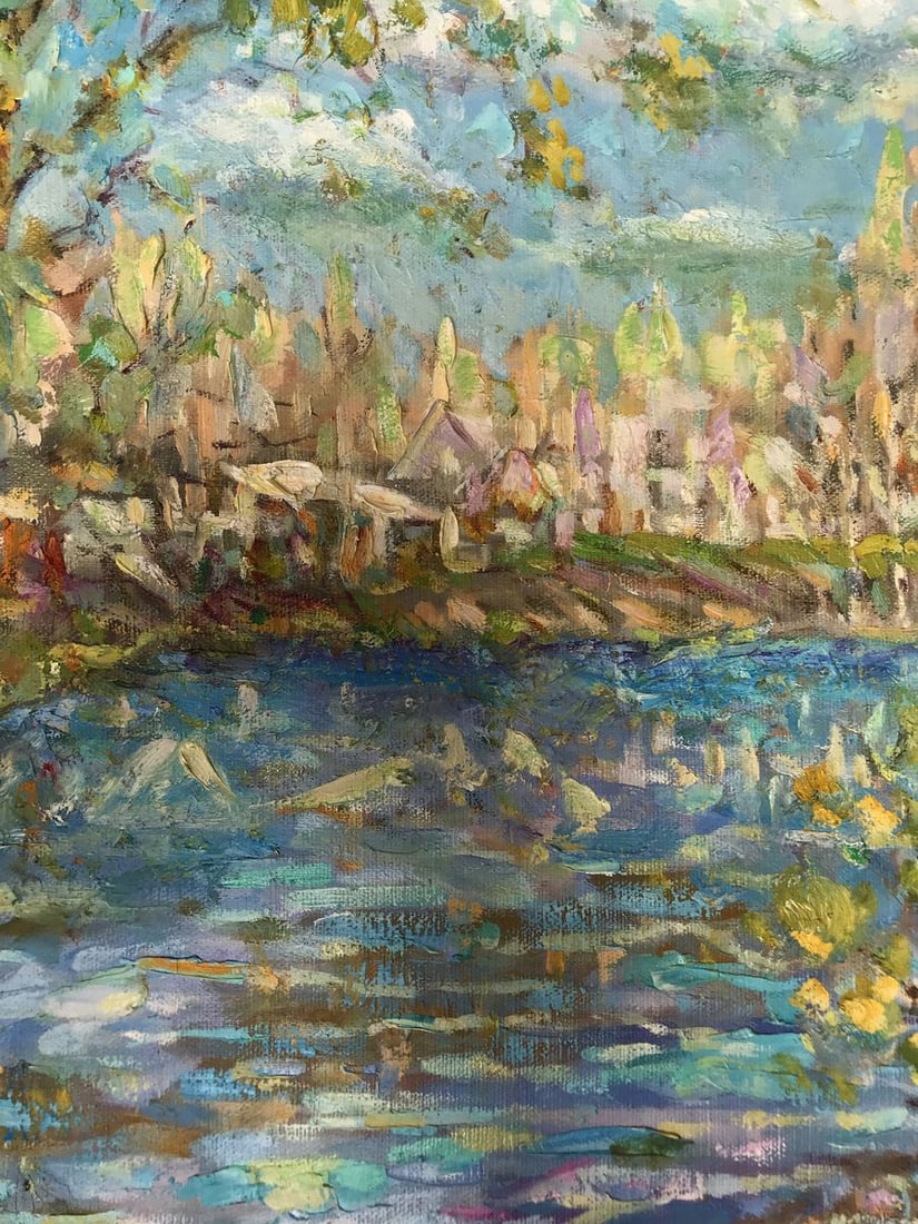 Oil painting Spring is coming Shapoval Ivan Leontyevich - 8