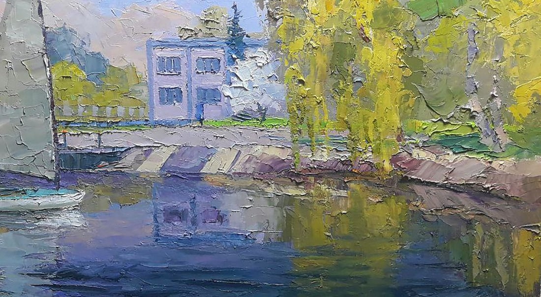 Oil painting Yacht club Serdyuk Boris Petrovich - 7