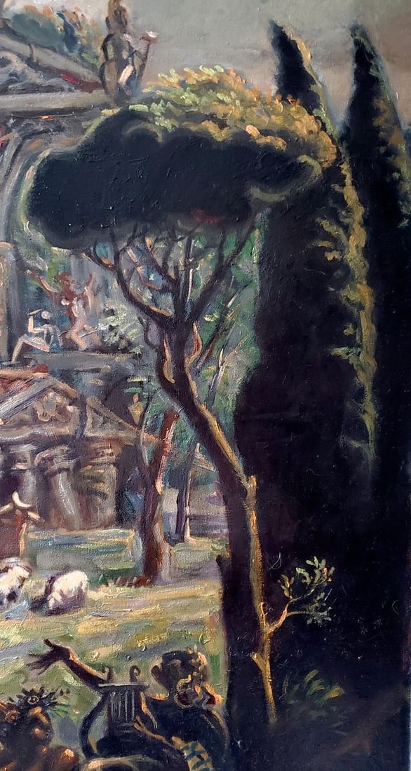 Oil painting Noon in Italy Litvinov Daniil Olegovich - 5