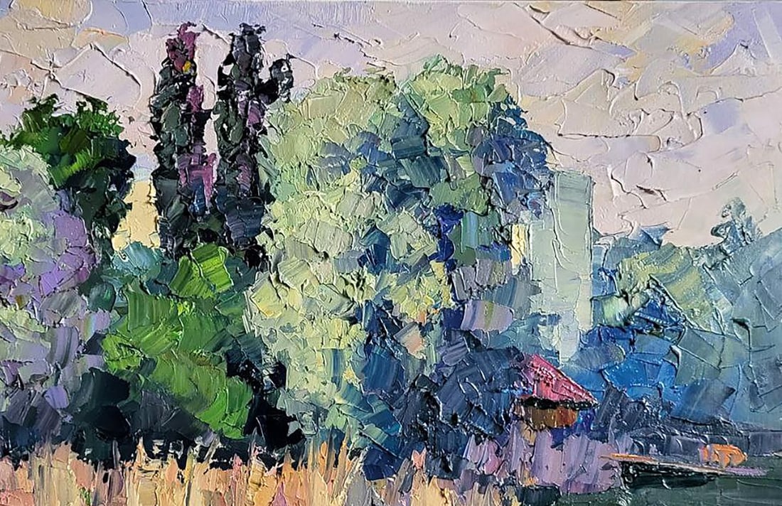 Oil painting By the river Serdyuk Boris Petrovich - 7