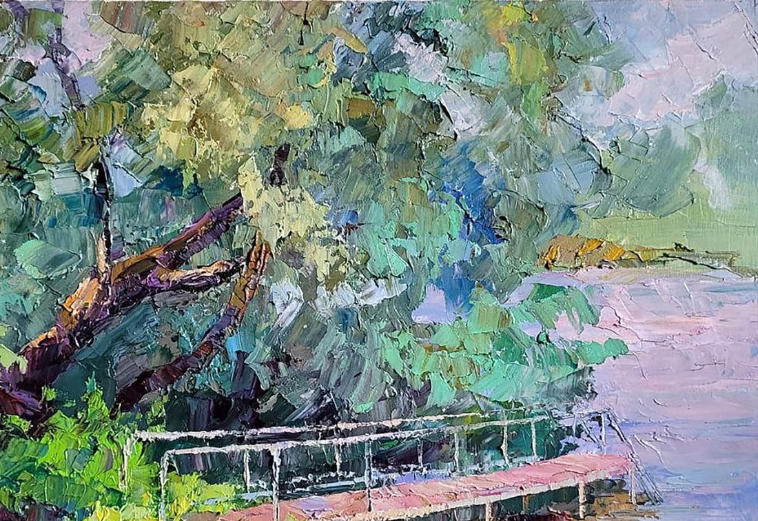 Oil painting A fallen poplar Serdyuk Boris Petrovich - 7