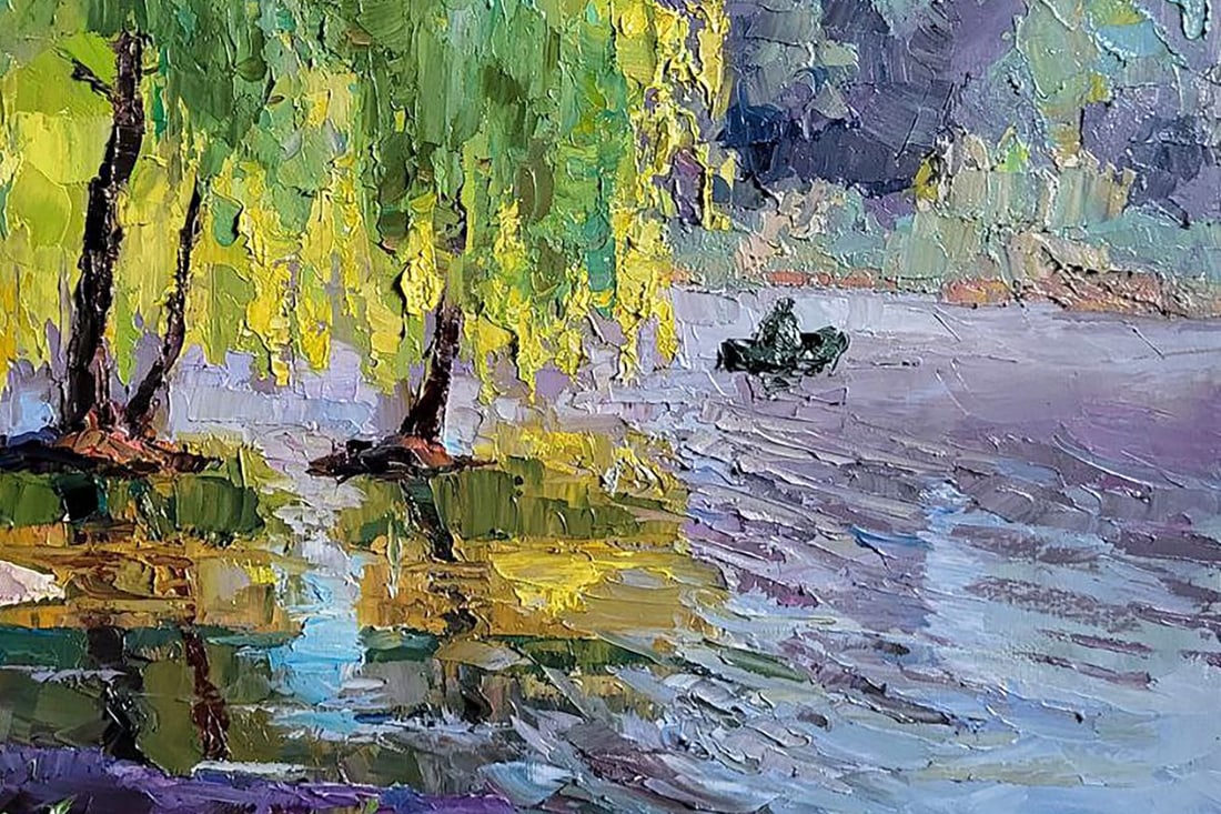 Oil painting Fishing on a boat Serdyuk Boris Petrovich - 5