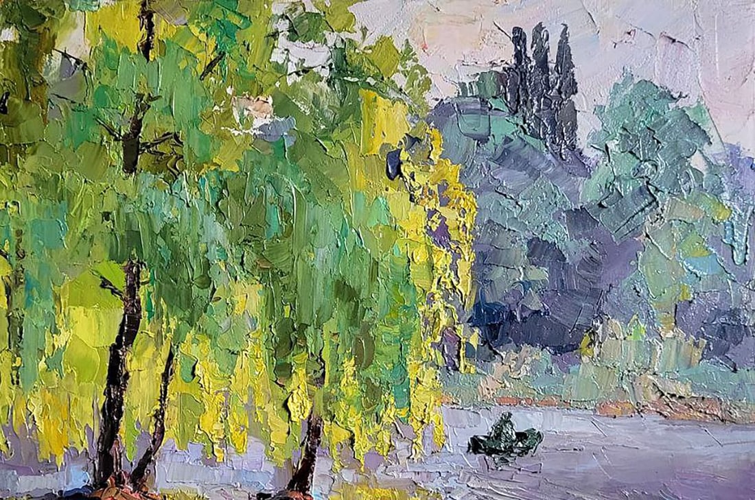 Oil painting Fishing on a boat Serdyuk Boris Petrovich - 7