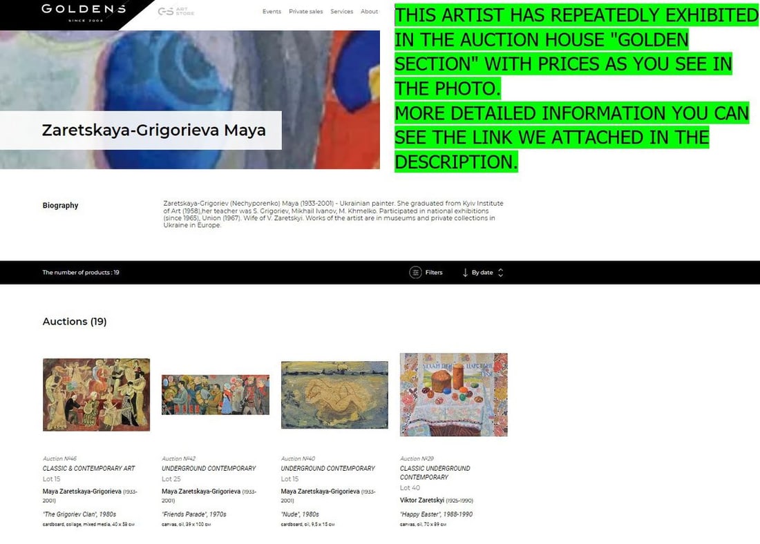 Oil painting The last ray Maya Zaretskaya - 10