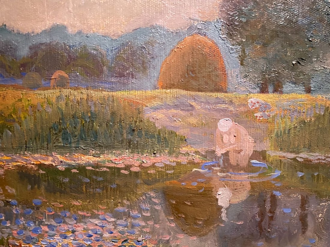 Oil painting The last ray Maya Zaretskaya - 2