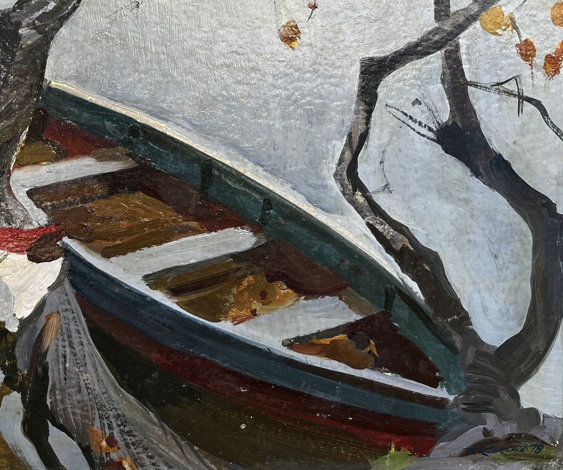 Oil painting Silence Boris Kolesnik - 5