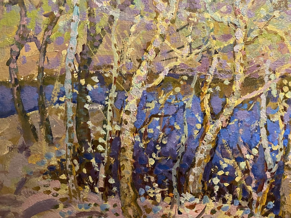 Oil painting April Awakening Grigoriy Ruban - 3