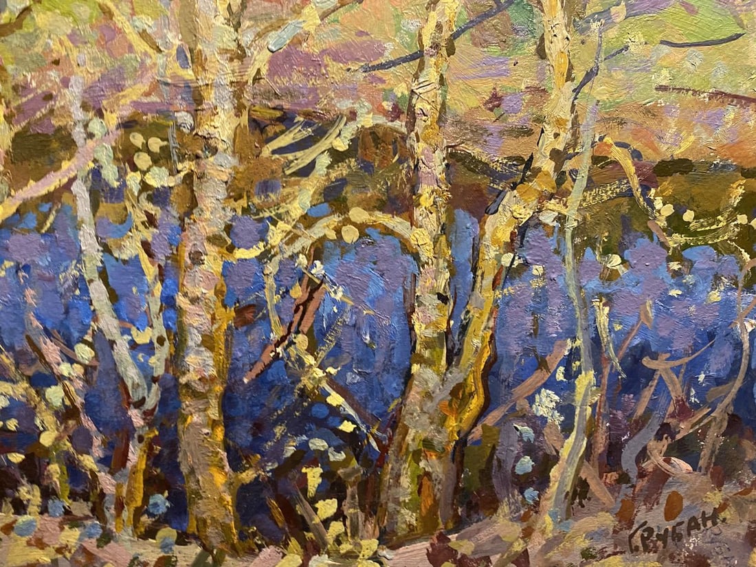 Oil painting April Awakening Grigoriy Ruban - 4