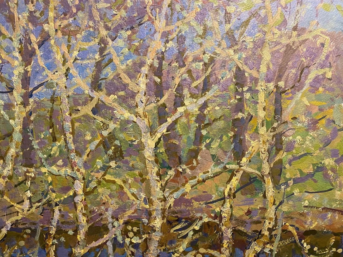 Oil painting April Awakening Grigoriy Ruban - 5