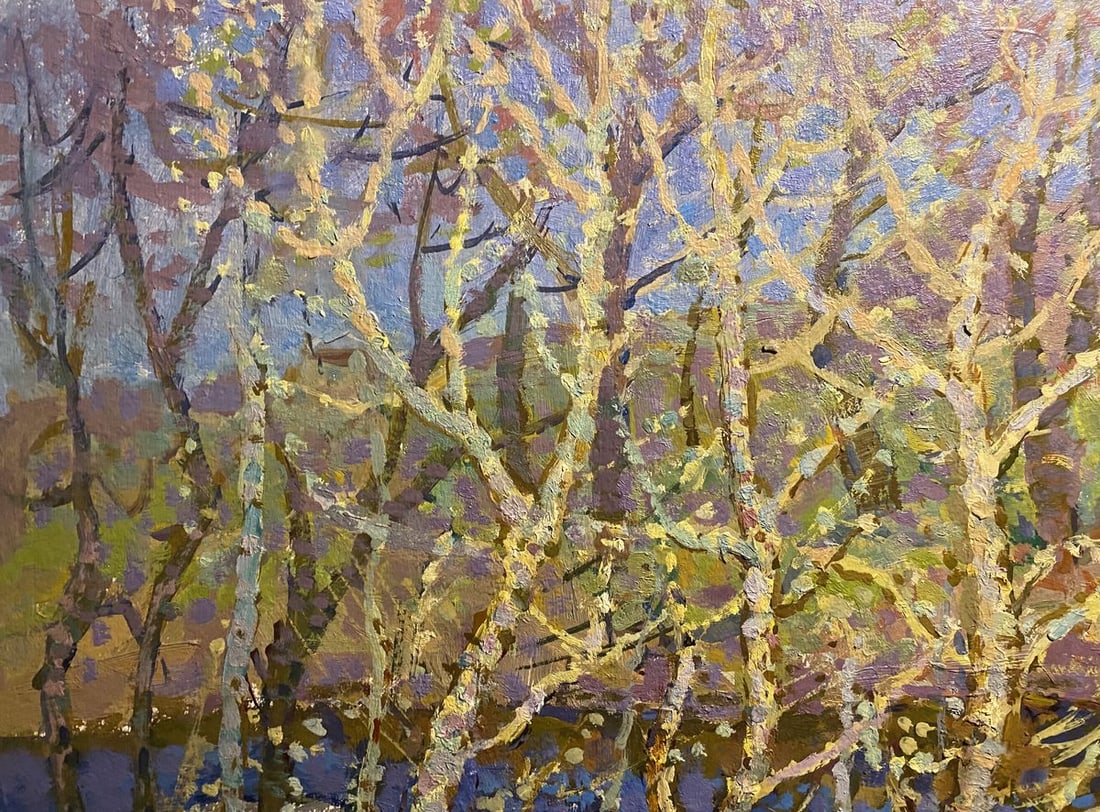 Oil painting April Awakening Grigoriy Ruban - 6