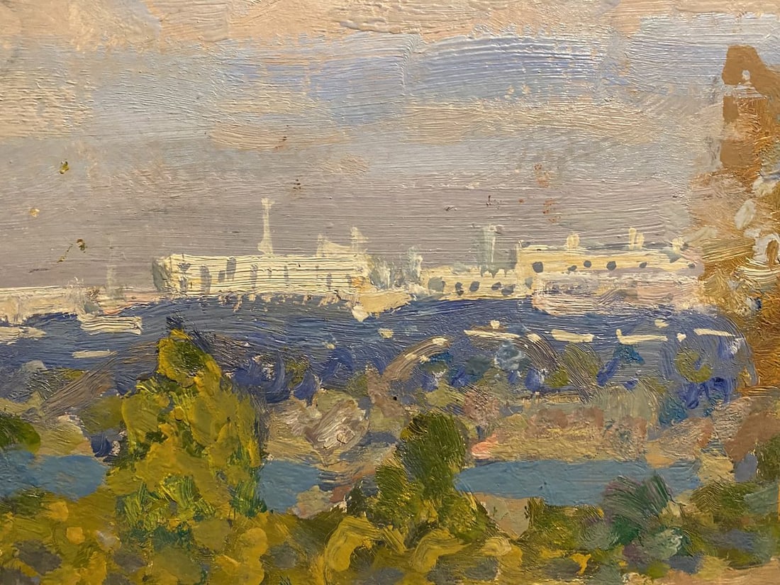 Oil painting Outskirts of Zaporozhye Georgy Kolosovsky - 2