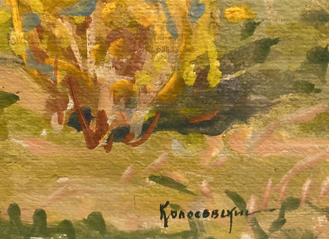 Oil painting Golden morning Georgy Kolosovsky - 2