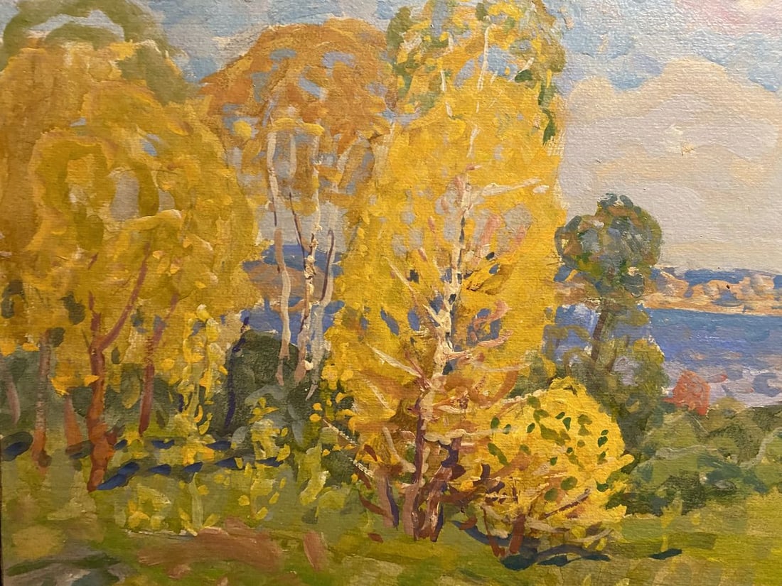 Oil painting Golden morning Georgy Kolosovsky - 3