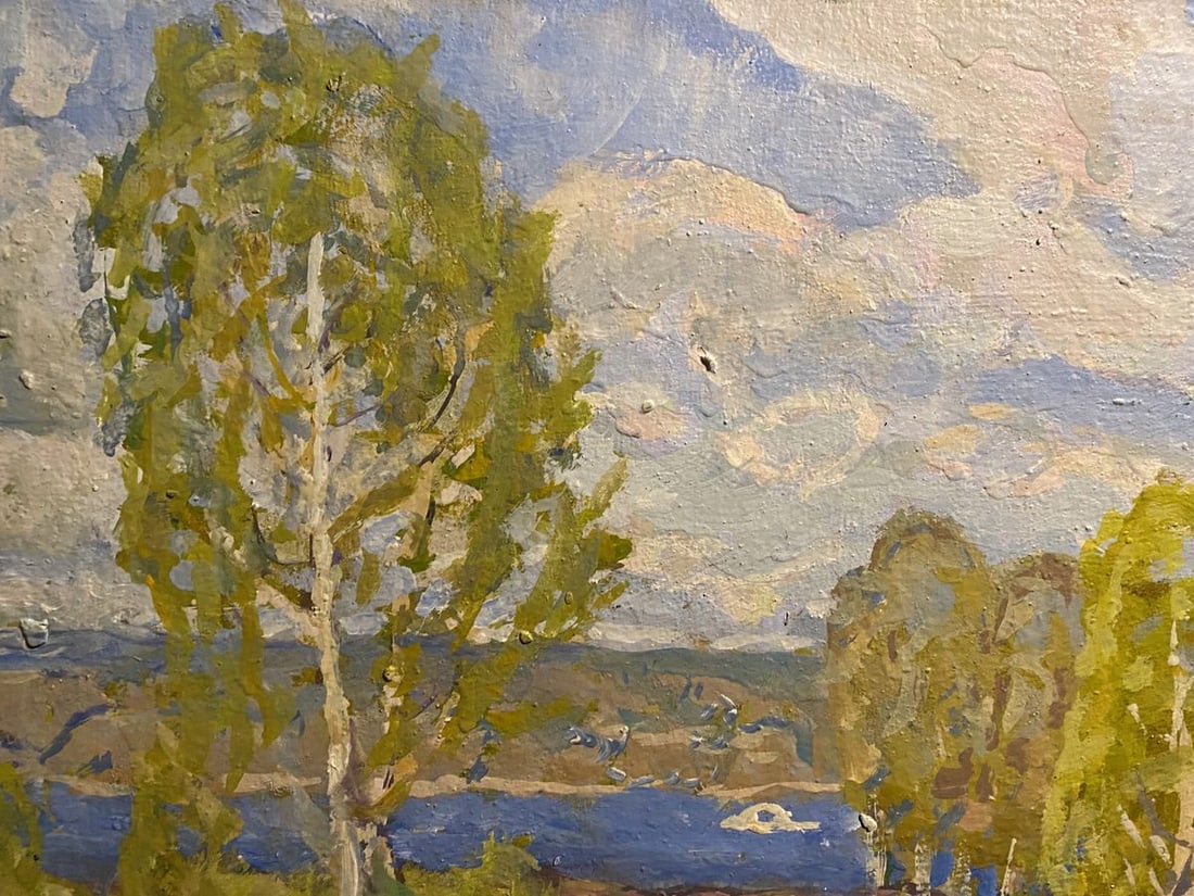 Oil painting Spring came Georgy Kolosovsky - 5