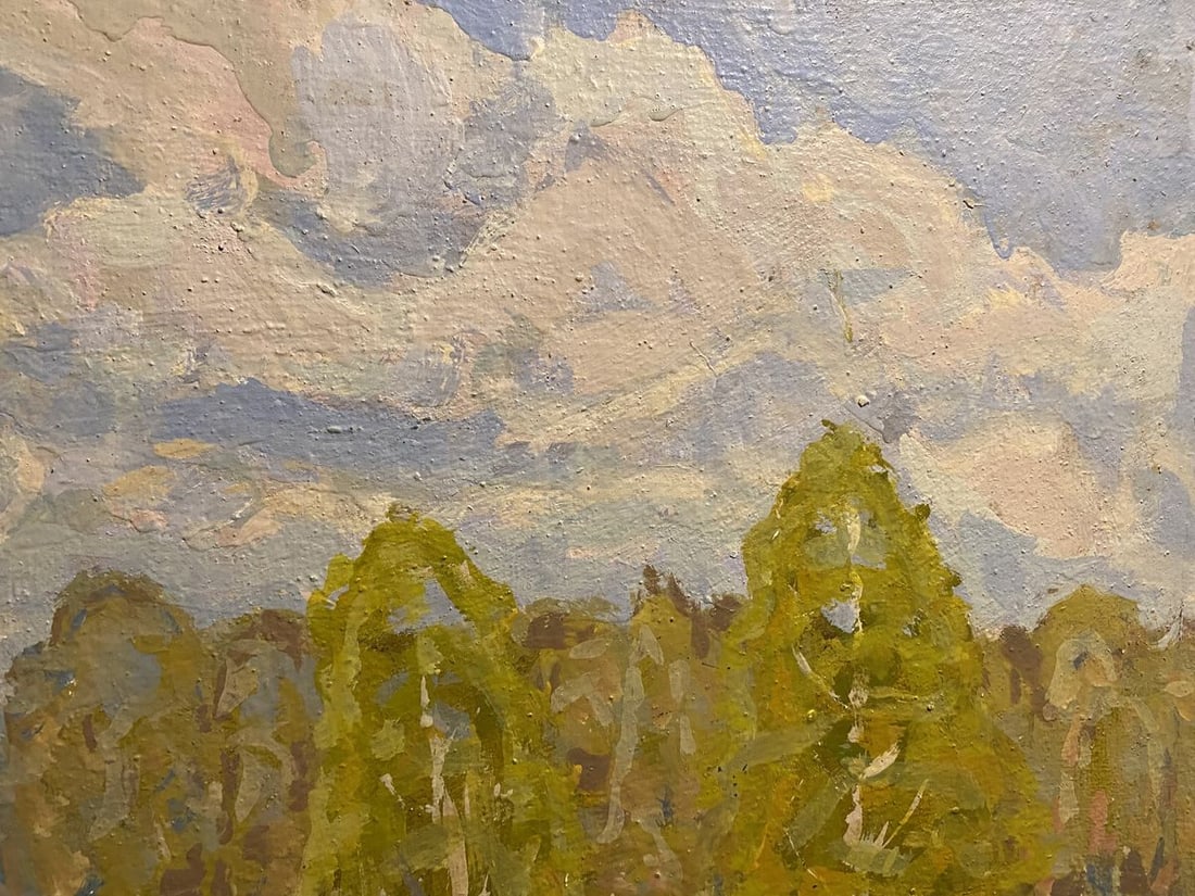 Oil painting Spring came Georgy Kolosovsky - 6