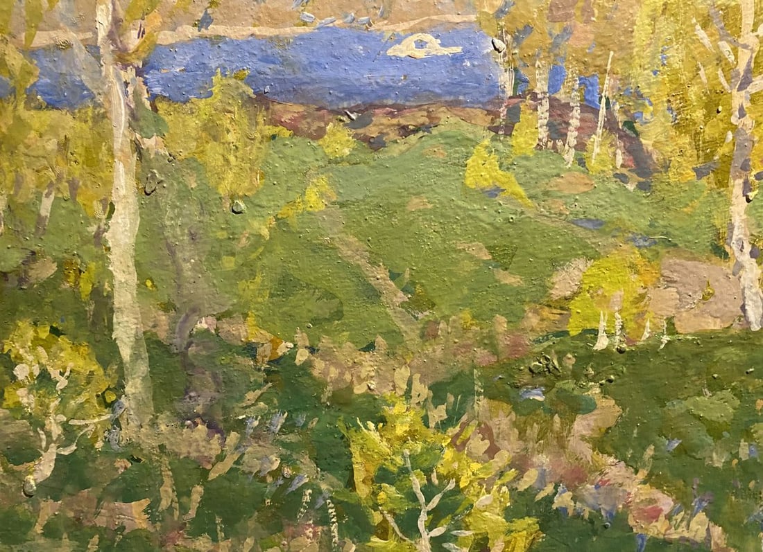 Oil painting Spring came Georgy Kolosovsky - 7