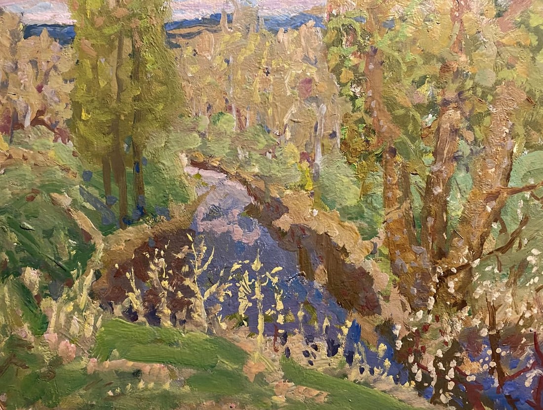 Oil painting April Georgy Kolosovsky - 4