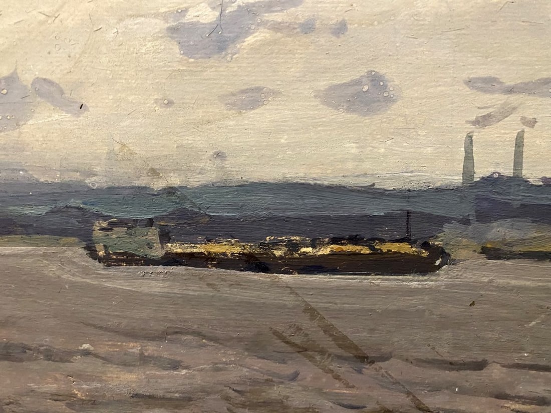Oil painting Dnieper near Zaporozhye Georgy Kolosovsky - 3